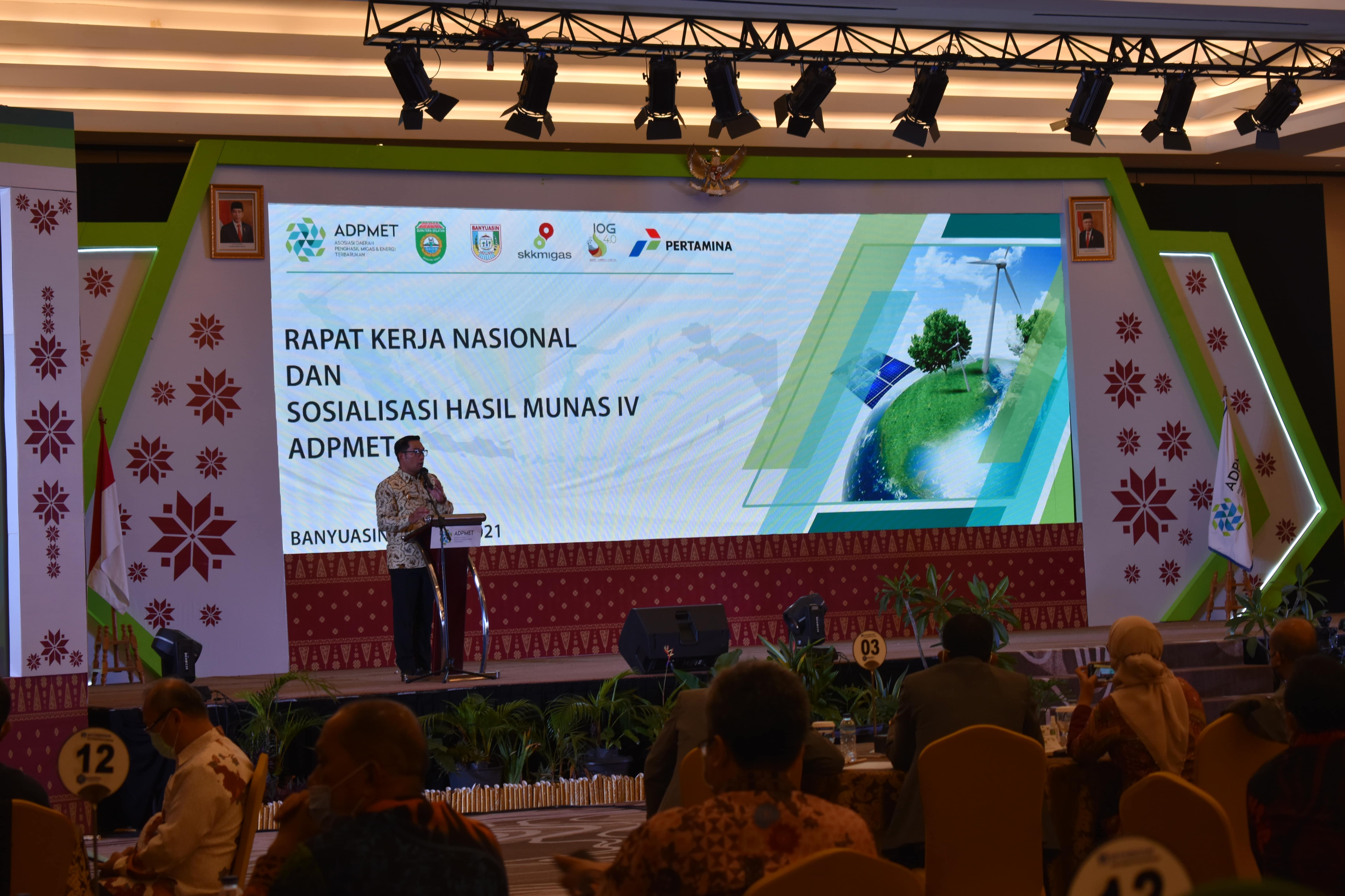 Sambutan Ketua ADPMET Bpk Ridwan Kamil